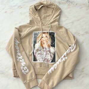 Britney Spears Women's Cropped Hoodie Size Medium